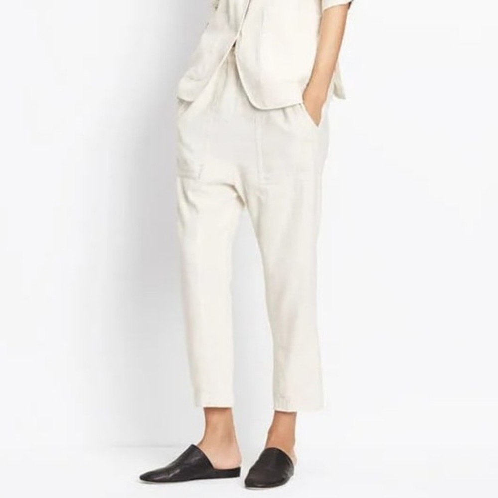 Vince Linen Silk Pants